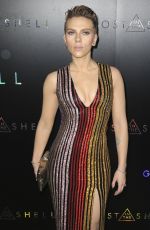 SCARLETT JOHANSSON at Ghost in the Shell Premiere in New York 03/29/2017