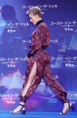 SCARLETT JOHANSSON at Ghost in the Shell Press Conference in Tokyo 03/16/2017