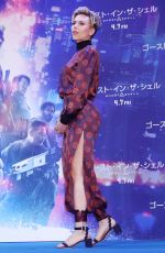 SCARLETT JOHANSSON at Ghost in the Shell Press Conference in Tokyo 03/16/2017