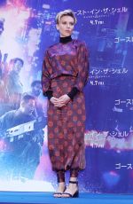 SCARLETT JOHANSSON at Ghost in the Shell Press Conference in Tokyo 03/16/2017