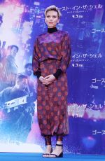 SCARLETT JOHANSSON at Ghost in the Shell Press Conference in Tokyo 03/16/2017