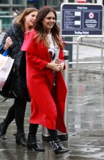 SCARLETT MOFFATT Arrives at Babybel Comic Relief Promotion in London 03/08/2017