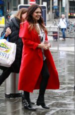 SCARLETT MOFFATT Arrives at Babybel Comic Relief Promotion in London 03/08/2017