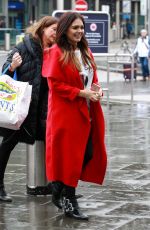 SCARLETT MOFFATT Arrives at Babybel Comic Relief Promotion in London 03/08/2017