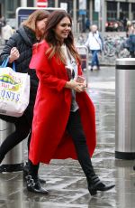 SCARLETT MOFFATT Arrives at Babybel Comic Relief Promotion in London 03/08/2017