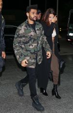 SELENA GOMEZ and The Weeknd at Airport in Sao Paulo 03/26/2017
