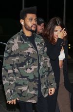 SELENA GOMEZ and The Weeknd at Airport in Sao Paulo 03/26/2017