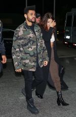 SELENA GOMEZ and The Weeknd at Airport in Sao Paulo 03/26/2017