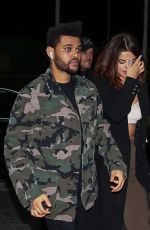 SELENA GOMEZ and The Weeknd at Airport in Sao Paulo 03/26/2017