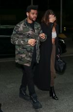 SELENA GOMEZ and The Weeknd at Airport in Sao Paulo 03/26/2017