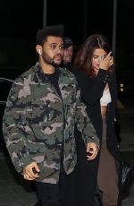 SELENA GOMEZ and The Weeknd at Airport in Sao Paulo 03/26/2017
