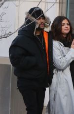 SELENA GOMEZ and The Weeknd Out at Bloor Street in Toronto 03/16/2017