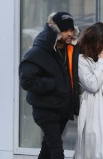 SELENA GOMEZ and The Weeknd Out at Bloor Street in Toronto 03/16/2017