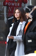 SELENA GOMEZ and The Weeknd Out at Bloor Street in Toronto 03/16/2017