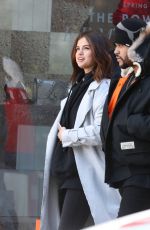 SELENA GOMEZ and The Weeknd Out at Bloor Street in Toronto 03/16/2017