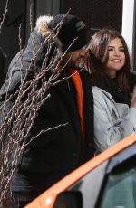 SELENA GOMEZ and The Weeknd Out at Bloor Street in Toronto 03/16/2017