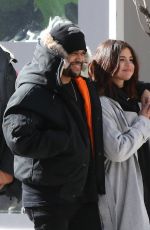 SELENA GOMEZ and The Weeknd Out at Bloor Street in Toronto 03/16/2017
