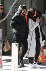 SELENA GOMEZ and The Weeknd Out at Bloor Street in Toronto 03/16/2017