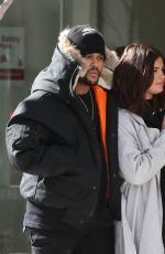 SELENA GOMEZ and The Weeknd Out at Bloor Street in Toronto 03/16/2017
