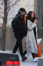 SELENA GOMEZ and The Weeknd Out at Bloor Street in Toronto 03/16/2017