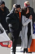 SELENA GOMEZ and The Weeknd Out Shopping in Toronto 03/16/2017