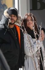SELENA GOMEZ and The Weeknd Out Shopping in Toronto 03/16/2017