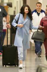 SELENA GOMEZ Arrives at Airport in Atlanta 03/01/2017