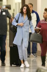 SELENA GOMEZ Arrives at Airport in Atlanta 03/01/2017