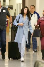 SELENA GOMEZ Arrives at Airport in Atlanta 03/01/2017