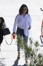 SELENA GOMEZ in Jeans Out for Lunch in Los Angeles 03/08/2017