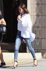 SELENA GOMEZ in Jeans Out for Lunch in Los Angeles 03/08/2017
