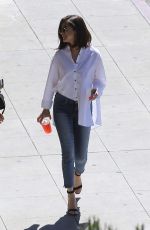 SELENA GOMEZ in Jeans Out for Lunch in Los Angeles 03/08/2017
