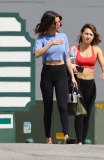 SELENA GOMEZ in Leggings Heading to Pilates Class in Los Angeles 03/14/2017