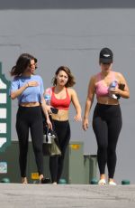 SELENA GOMEZ in Leggings Heading to Pilates Class in Los Angeles 03/14/2017