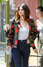 SELENA GOMEZ in Tight Jeans at Menchie