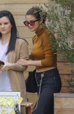 SELENA GOMEZ Out for Lunch at Soho House in Malibu 03/22/2017