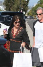 SELMA BLAIR and Ron Carlson Out Shopping in Beverly Hills 03/24/2017