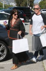 SELMA BLAIR and Ron Carlson Out Shopping in Beverly Hills 03/24/2017
