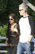 SELMA BLAIR and Ron Carlson Out Shopping in Beverly Hills 03/24/2017