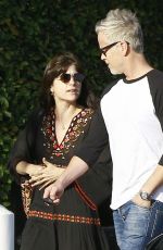 SELMA BLAIR and Ron Carlson Out Shopping in Beverly Hills 03/24/2017