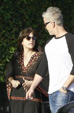 SELMA BLAIR and Ron Carlson Out Shopping in Beverly Hills 03/24/2017