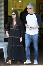 SELMA BLAIR and Ron Carlson Out Shopping in Beverly Hills 03/24/2017