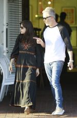SELMA BLAIR and Ron Carlson Out Shopping in Beverly Hills 03/24/2017