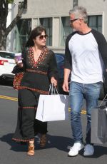SELMA BLAIR and Ron Carlson Out Shopping in Beverly Hills 03/24/2017