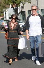SELMA BLAIR and Ron Carlson Out Shopping in Beverly Hills 03/24/2017