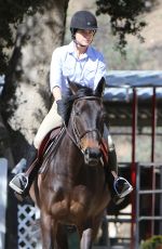 SELMA BLAIR at Horse Riding in Calabasas 03/02/2017