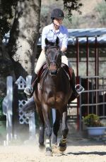 SELMA BLAIR at Horse Riding in Calabasas 03/02/2017