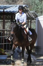 SELMA BLAIR at Horse Riding in Calabasas 03/02/2017