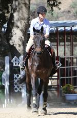 SELMA BLAIR at Horse Riding in Calabasas 03/02/2017