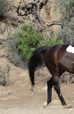 SELMA BLAIR at Horse Riding in Calabasas 03/02/2017